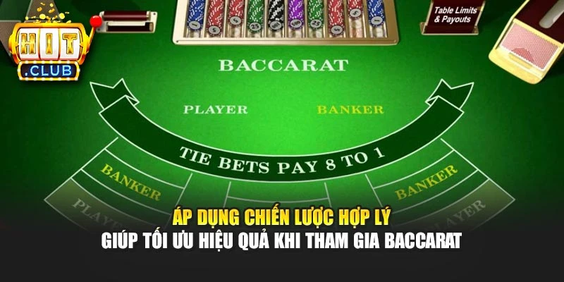 Áp dụng chiến lược hợp lý giúp tối ưu hiệu quả khi tham gia Baccarat