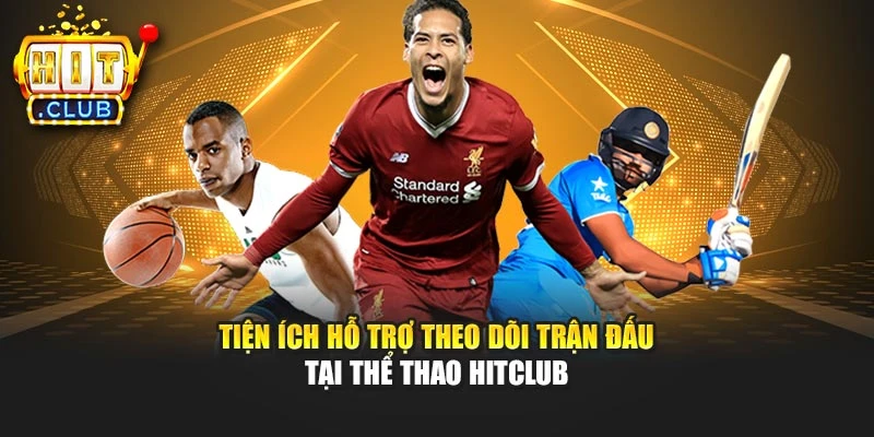 Tiện ích hỗ trợ theo dõi trận đấu tại thể thao Hitclub